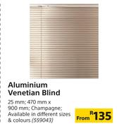 Aluminium Venetian Blind (Champagne) 25mm (470mm x 900m)