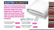 Pure Pleasure Double Electric Blanket