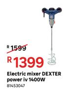 Dexter Electric Mixer Power iv 1400W 81453047