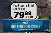 Food Lover's Braai Snoek-1kg Each