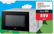 Defy 20L Manual Microwave DMO 383