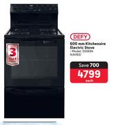 Defy 600mm Kitchenaire Electric Stove DSS694