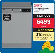 Defy 15 Place Dishwasher DDW 257