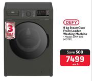 Defy 9Kg Steam Cure Front Loader Washing Machine DAW 389