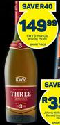 KWV 3 Year Old Brandy-750ml
