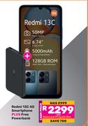 Redmi 13C 4G Smartphone Plus Free Powerbank