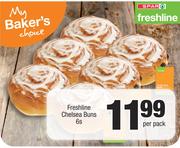 Freshline Chelsea Buns-6s Per Pack