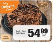 Country Value Cake Range-Each