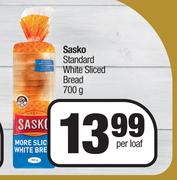 Sasko Standard White Sliced Bread-700g Per Loaf