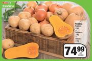 Spar Freshline Potatoes 3Kg + Butternut 3Kg + Onions 3Kg-Per Combo