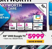 Skyworth 50"(127cm) UHD Google TV G6600G