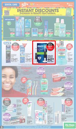 Dis-Chem : Spring Specials (18 August - 11 September 2022), page 5