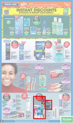 Dis-Chem : Spring Specials (18 August - 11 September 2022), page 5