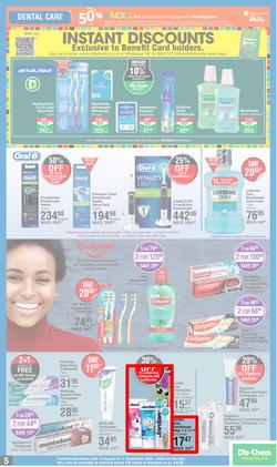 Dis-Chem : Spring Specials (18 August - 11 September 2022), page 5