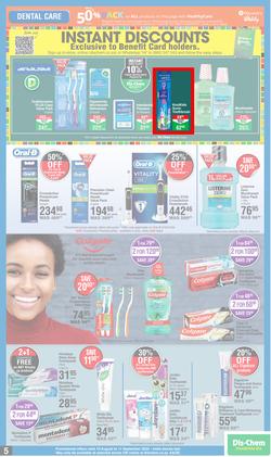 Dis-Chem : Spring Specials (18 August - 11 September 2022), page 5
