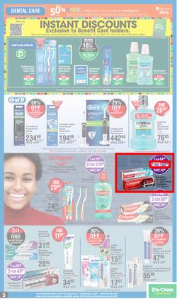 Dis-Chem : Spring Specials (18 August - 11 September 2022), page 5