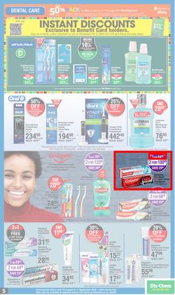 Dis-Chem : Spring Specials (18 August - 11 September 2022), page 5