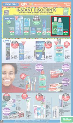Dis-Chem : Spring Specials (18 August - 11 September 2022), page 5