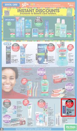 Dis-Chem : Spring Specials (18 August - 11 September 2022), page 5