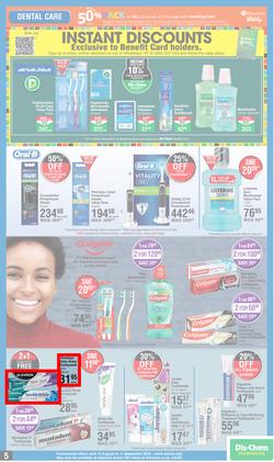 Dis-Chem : Spring Specials (18 August - 11 September 2022), page 5