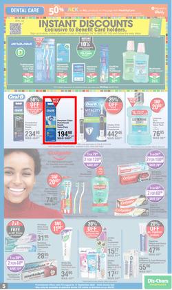 Dis-Chem : Spring Specials (18 August - 11 September 2022), page 5