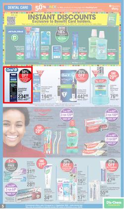 Dis-Chem : Spring Specials (18 August - 11 September 2022), page 5
