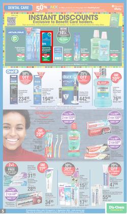 Dis-Chem : Spring Specials (18 August - 11 September 2022), page 5
