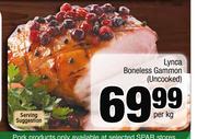 Lynca Boneless Gammon Uncooked-Per Kg
