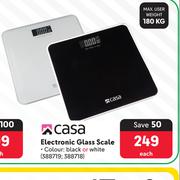 Casa Electronic Glass Scale-Each