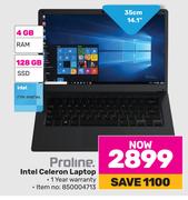 Proline Intel Celeron Laptop