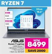 Asus Ryzen 7 Laptop