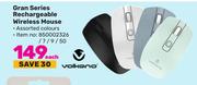 Volkano Gran Series Rechargeable Wireless Mouse-Each
