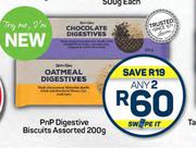 PnP Digestive Biscuits Assorted-Any 2 x 200g