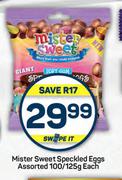 Mister Sweet Speckled Eggs Assorted-100/125g Each