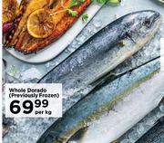 Whole Dorado (Previously Frozen)-Per Kg