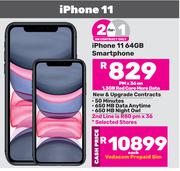 2 x Apple iPhone 11 64GB Smartphone-On 1.3GB Red Core More Data