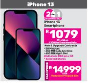 2 x Apple iPhone 13 Smartphone-On 1.3GB Red Core More Data