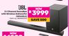 JBL 3.1 Channel Soundbar With Wireless Subwoofer SB560BLK