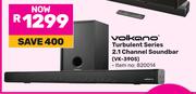 Volkano Turbulent Series 2.1 Channel Soundbar VK-3905