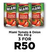 Miami Toamto & Onion Mix-For 3 x 410g