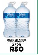 Aquelle Still Natural Spring Water-For 2 x 5L