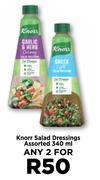 Knorr Salad Dressings Assorted-For Any 2 x 340ml