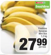 Spar Freshline Bananas Mini Box-1.2kg Per Box