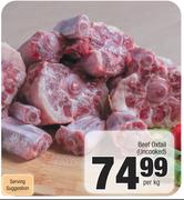 Beef Oxtail Uncooked-Per kg