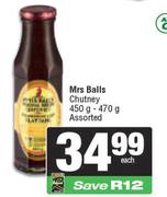 Mrs Balls Chutney Assorted-450g-470g