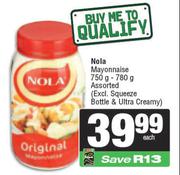Nola Mayonnaise Assorted-750g-780g