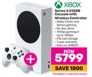 XBOX Series S512GB Console With Wireless Controller 