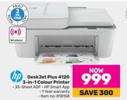 HP DeskJet Plus 4120 3-In-1 Colour Printer