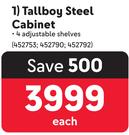 Tallboy Steel Cabinet-Each