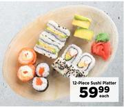 12 Piece Sushi Platter-Each
